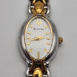 Bulova Silver & Gold Tone Watch